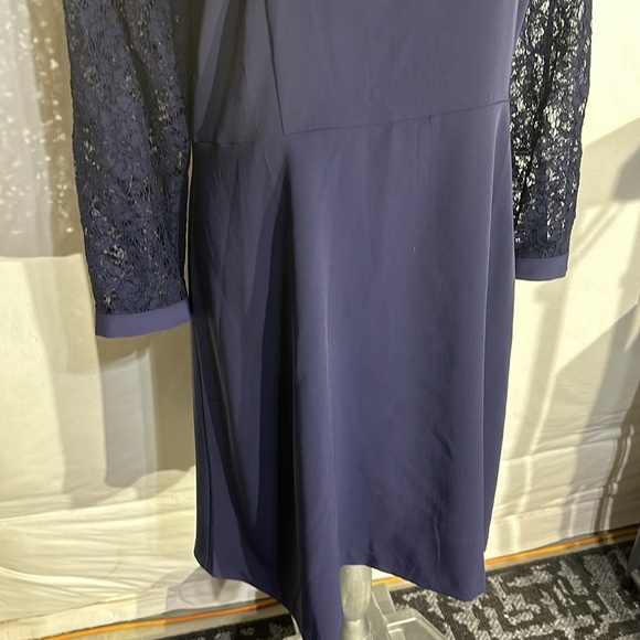 LOFT Outlet Navy Dress - Size 16 - Picture 3 of 8